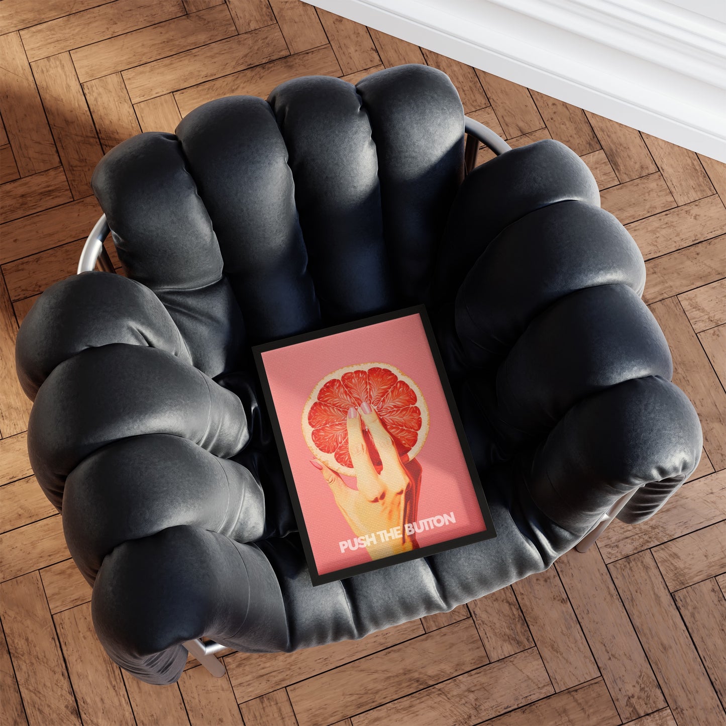 Push The Button Art Print