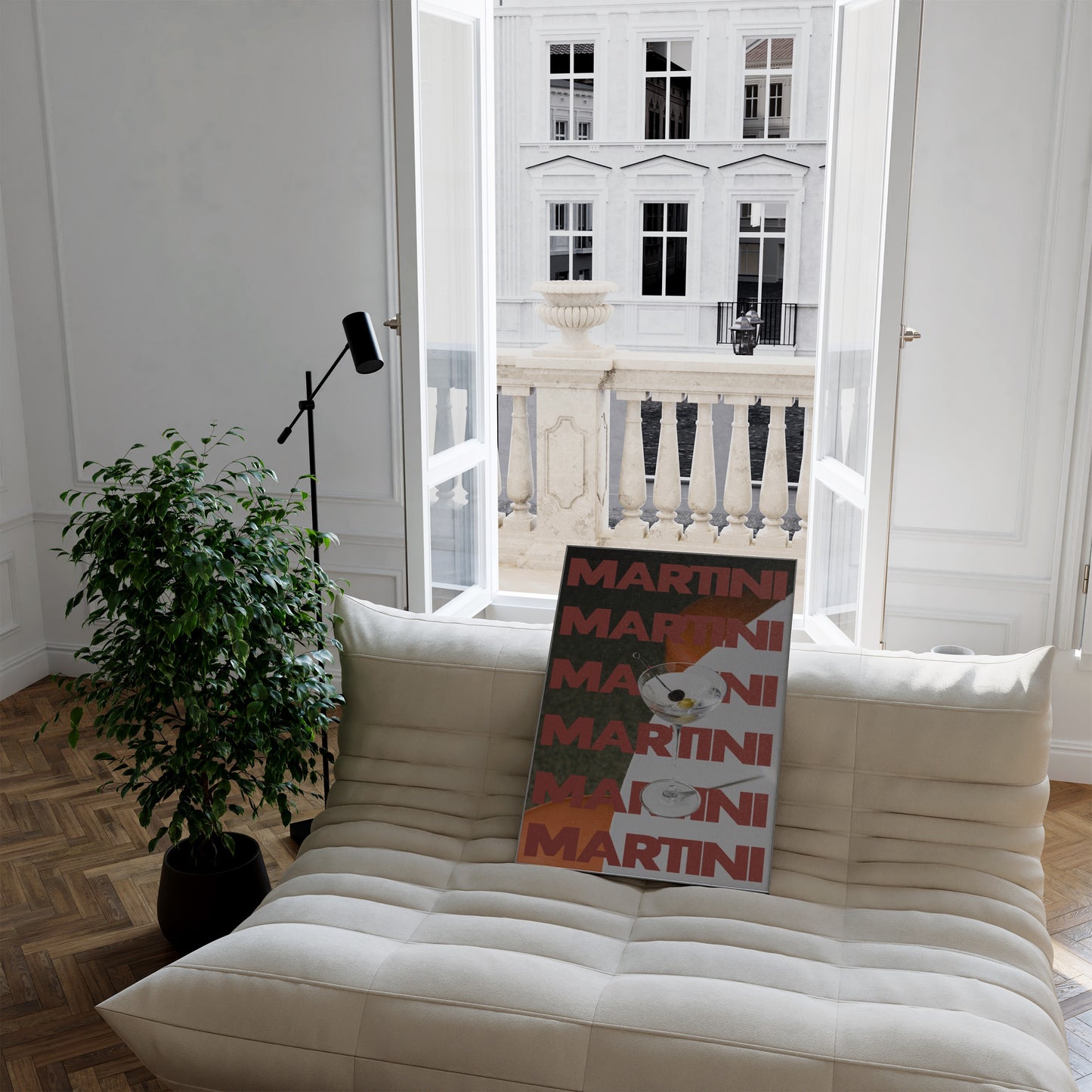 Martini Cocktail Art Print