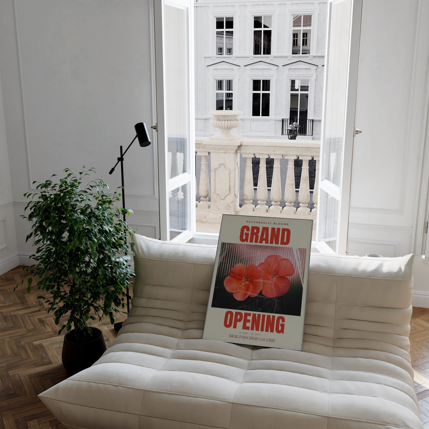 Grand Opening Floral Art Print