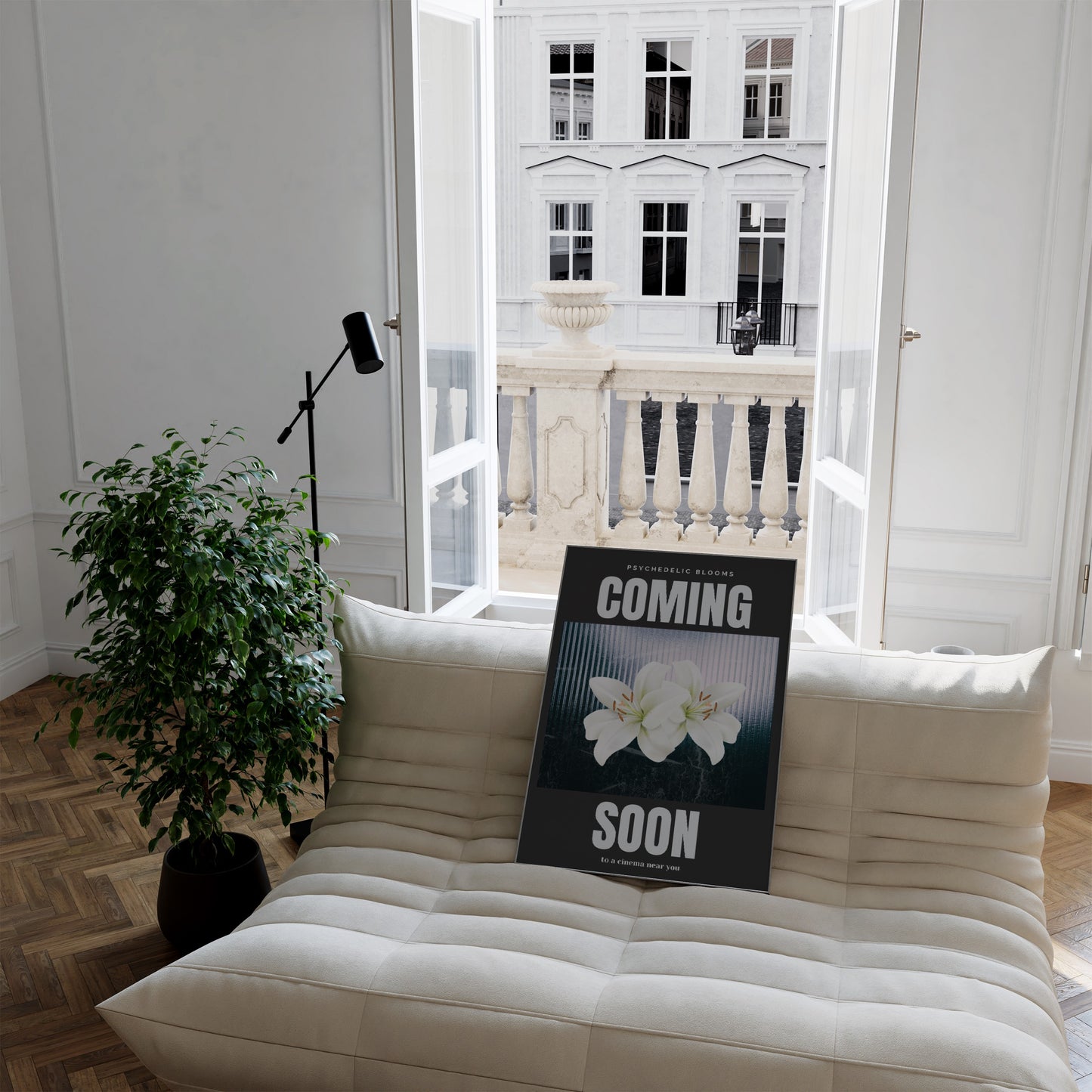 Coming Soon Floral Art Print