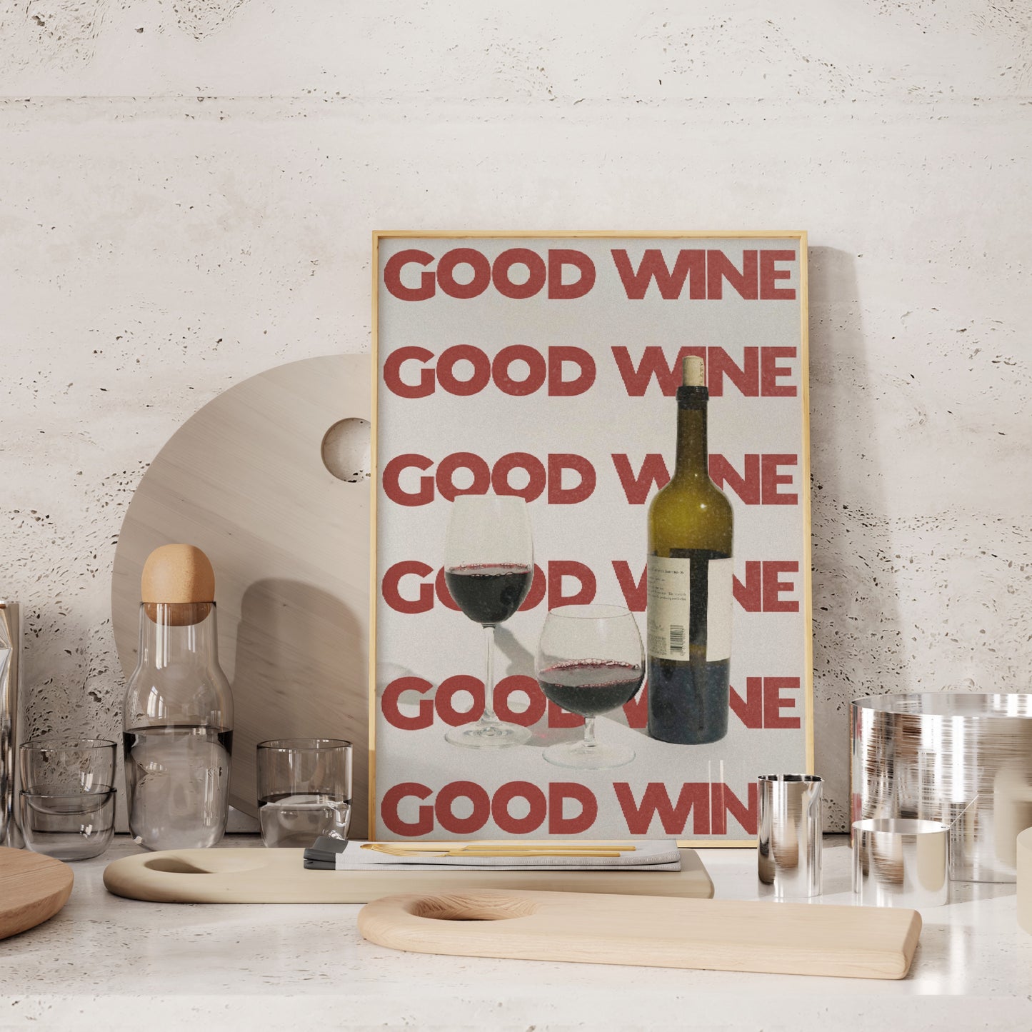 Good Wine Art Print