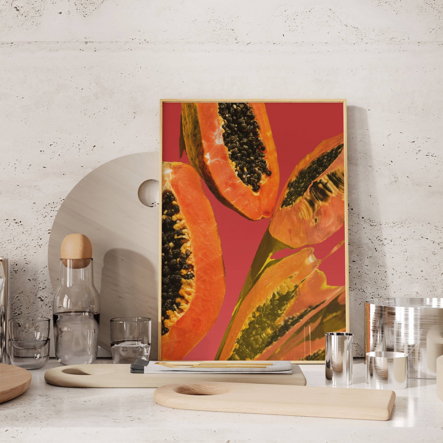 Papaya Art Print