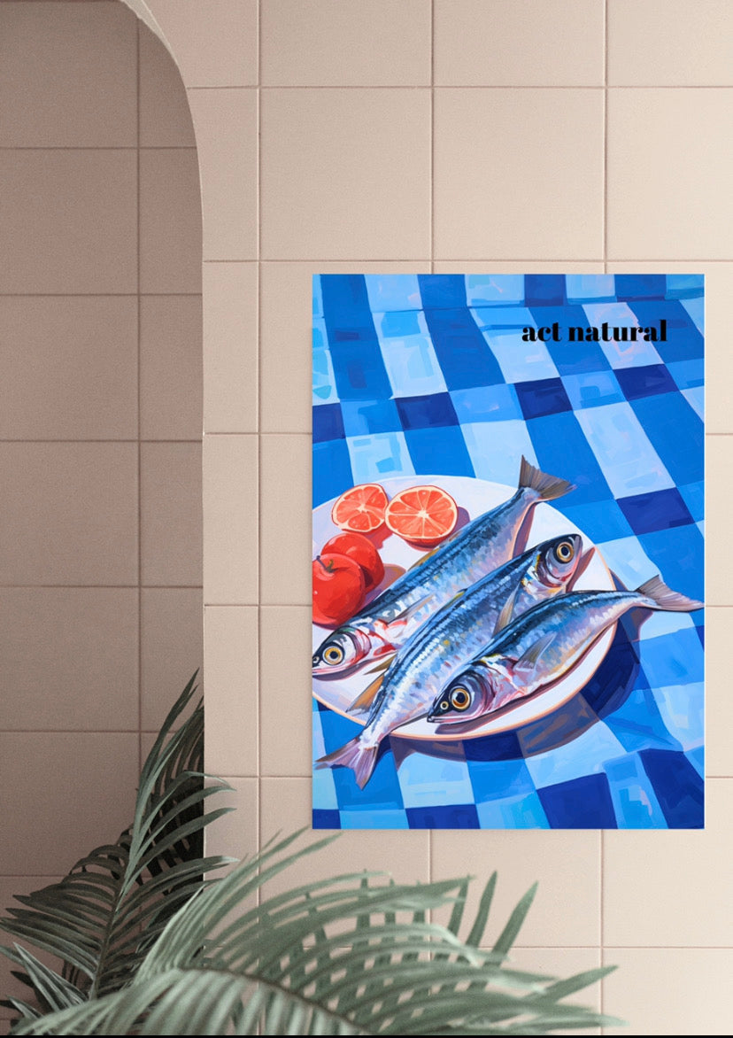 Act Natural Art Print