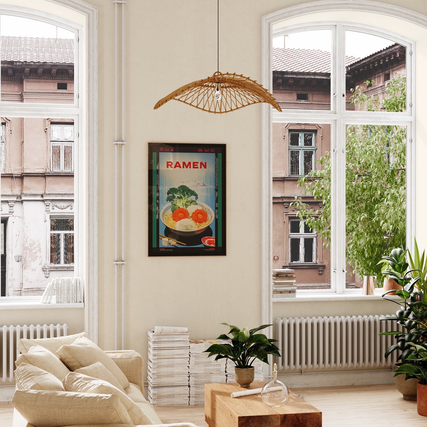 Oriental Style Ramen Print