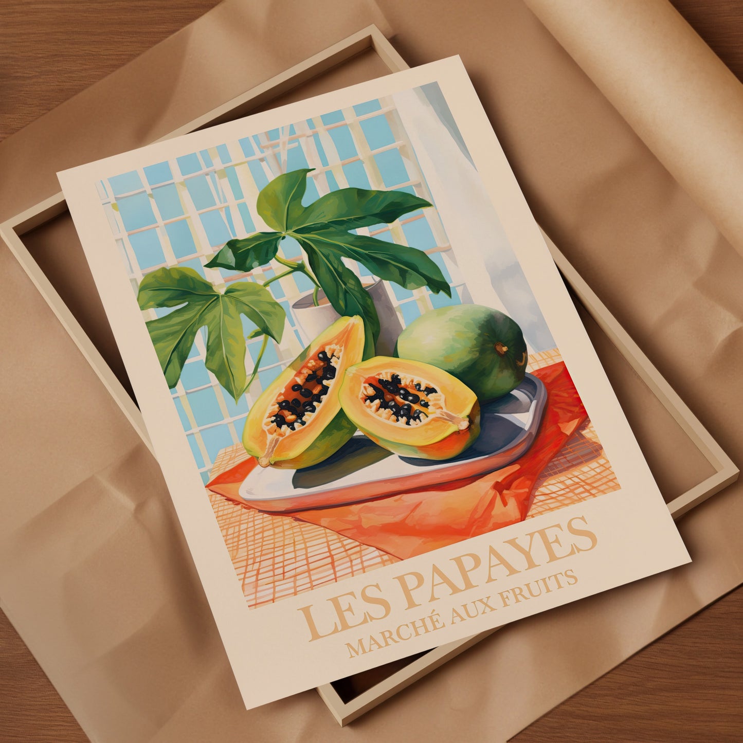 Les Papayes Art Print