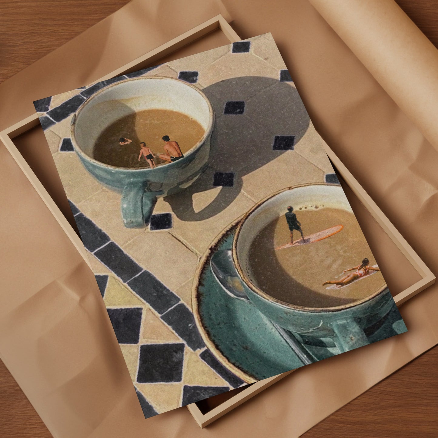 Morning Swim Art Print