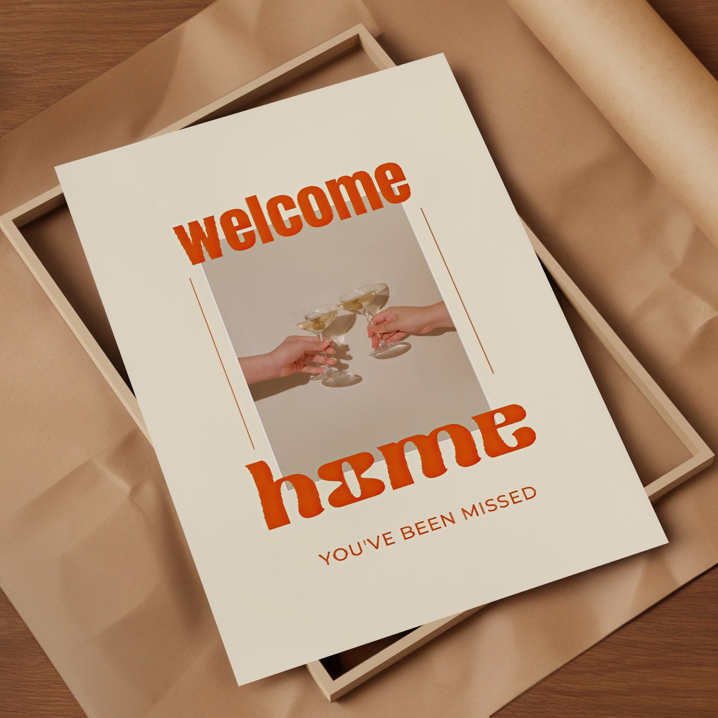Modern contemporary art print featuring warm tones, perfect gift for refreshing your home space