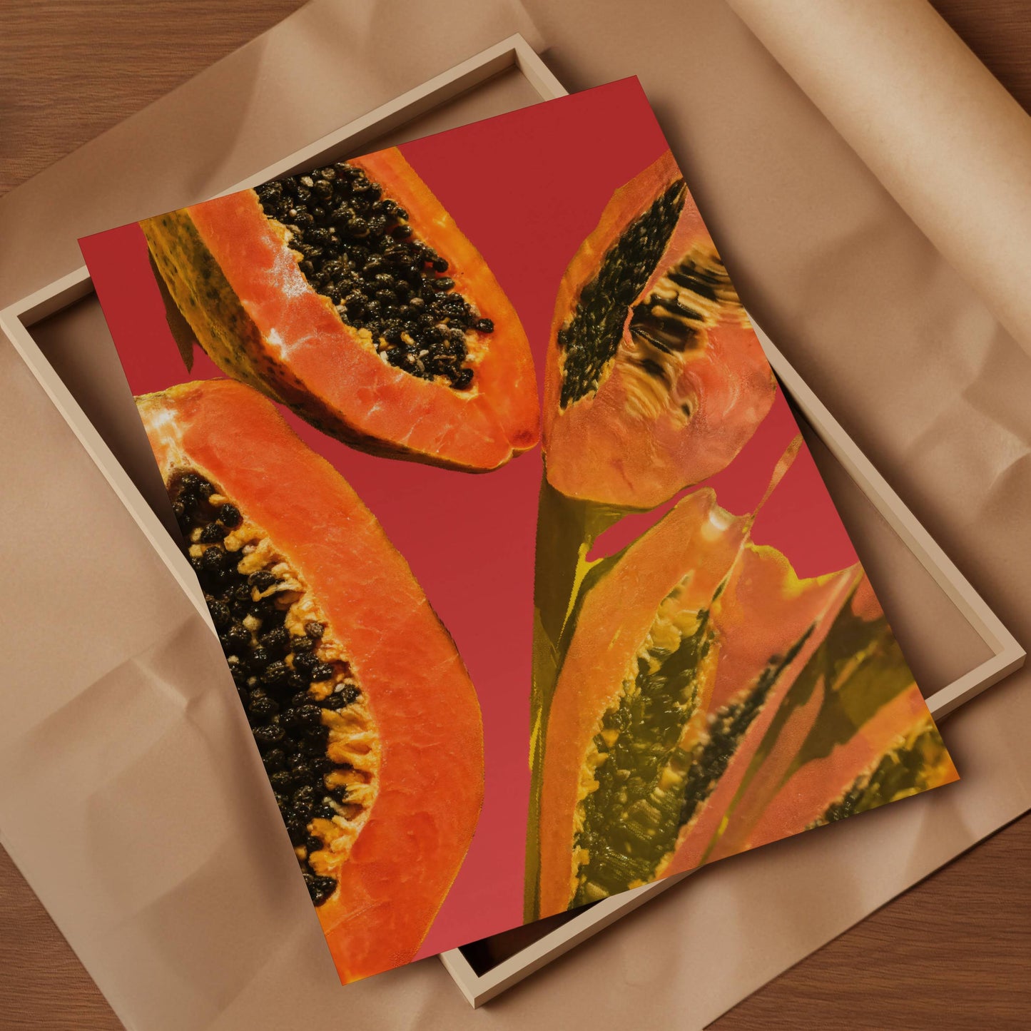 Papaya Art Print