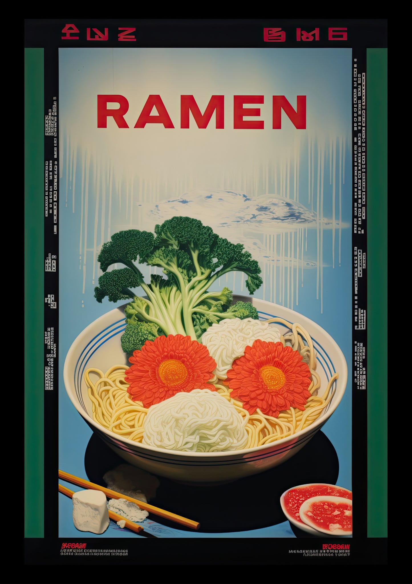 Oriental Style Ramen Print