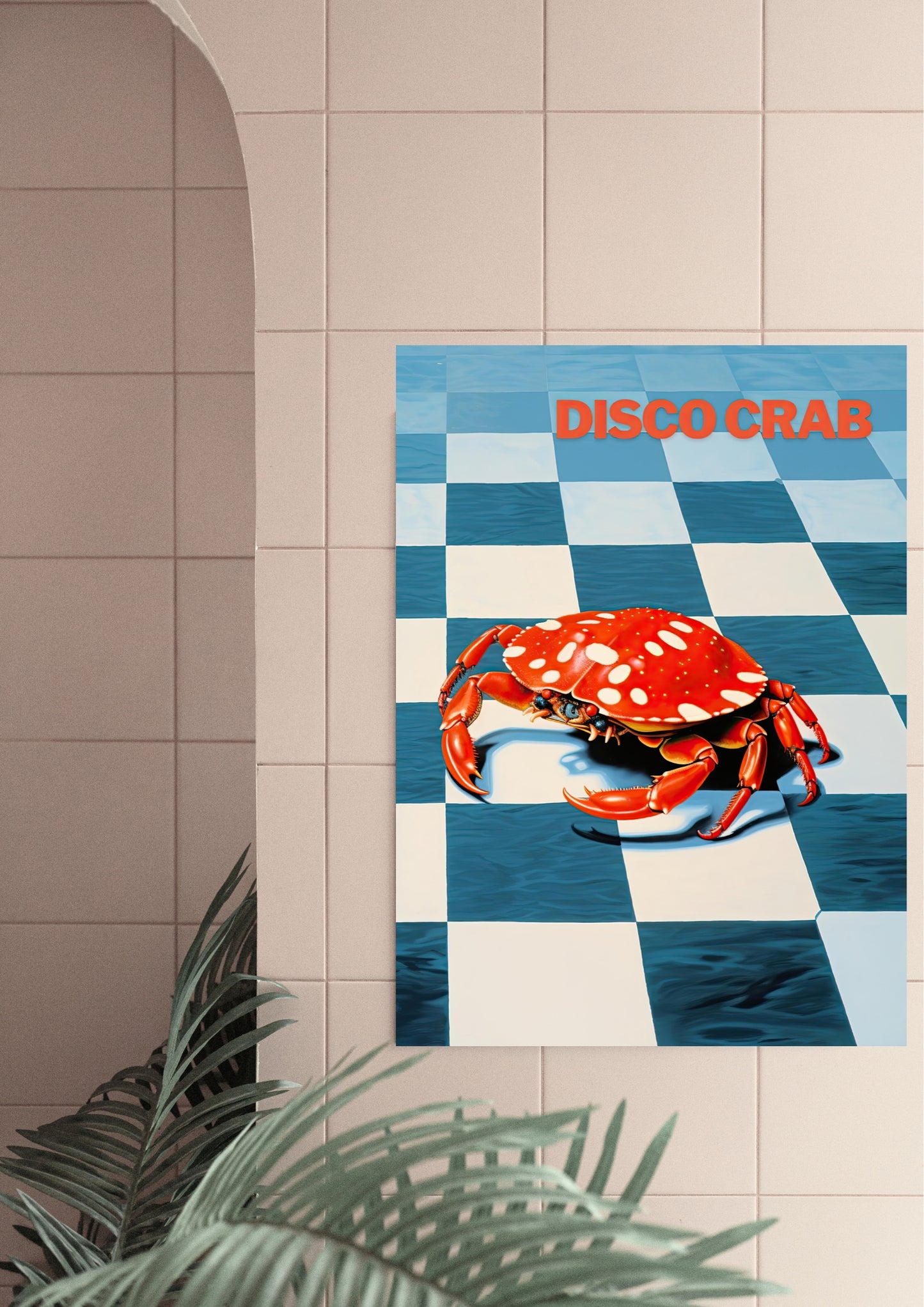 Disco Crab Art Print