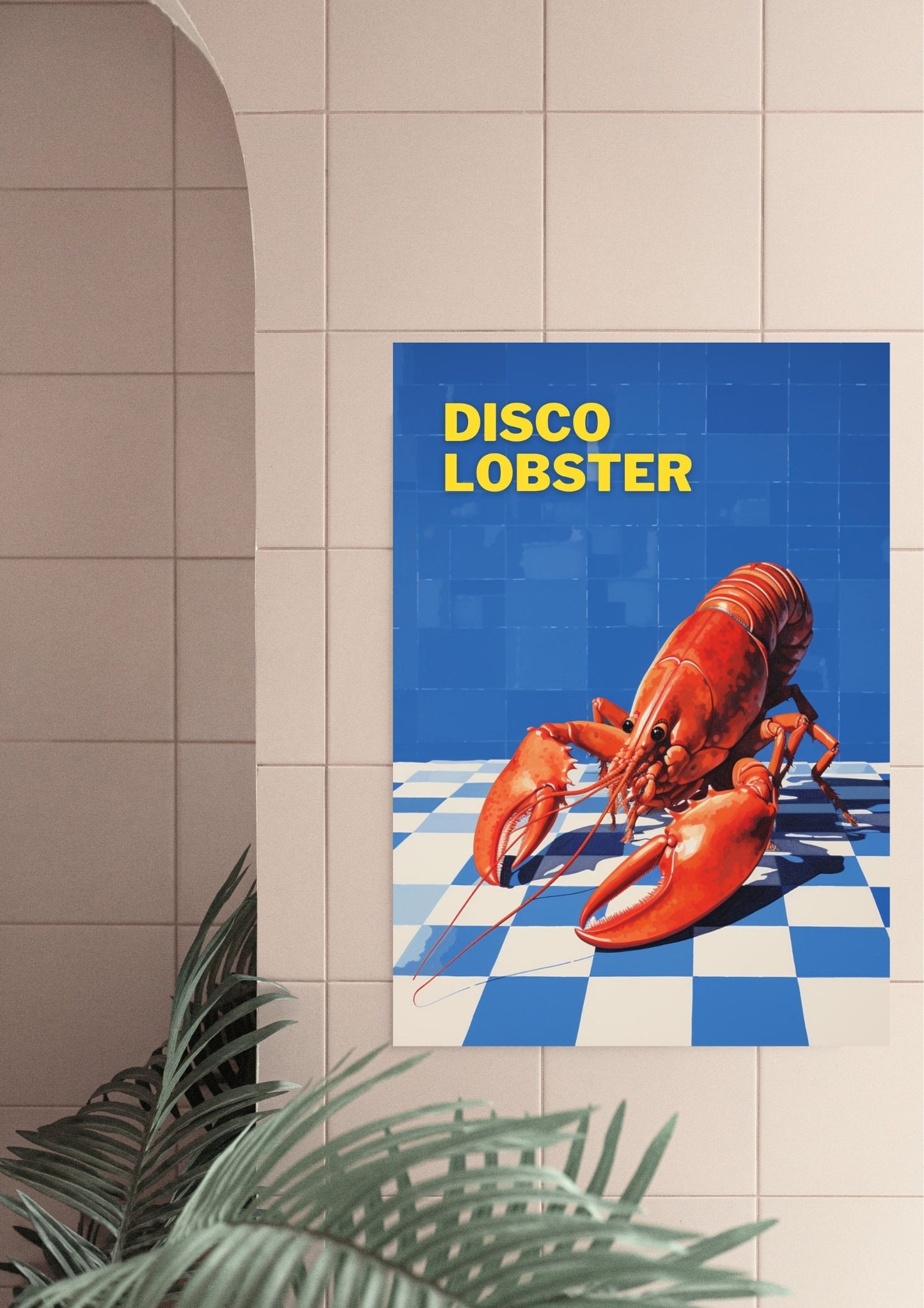Disco Lobster Art Print