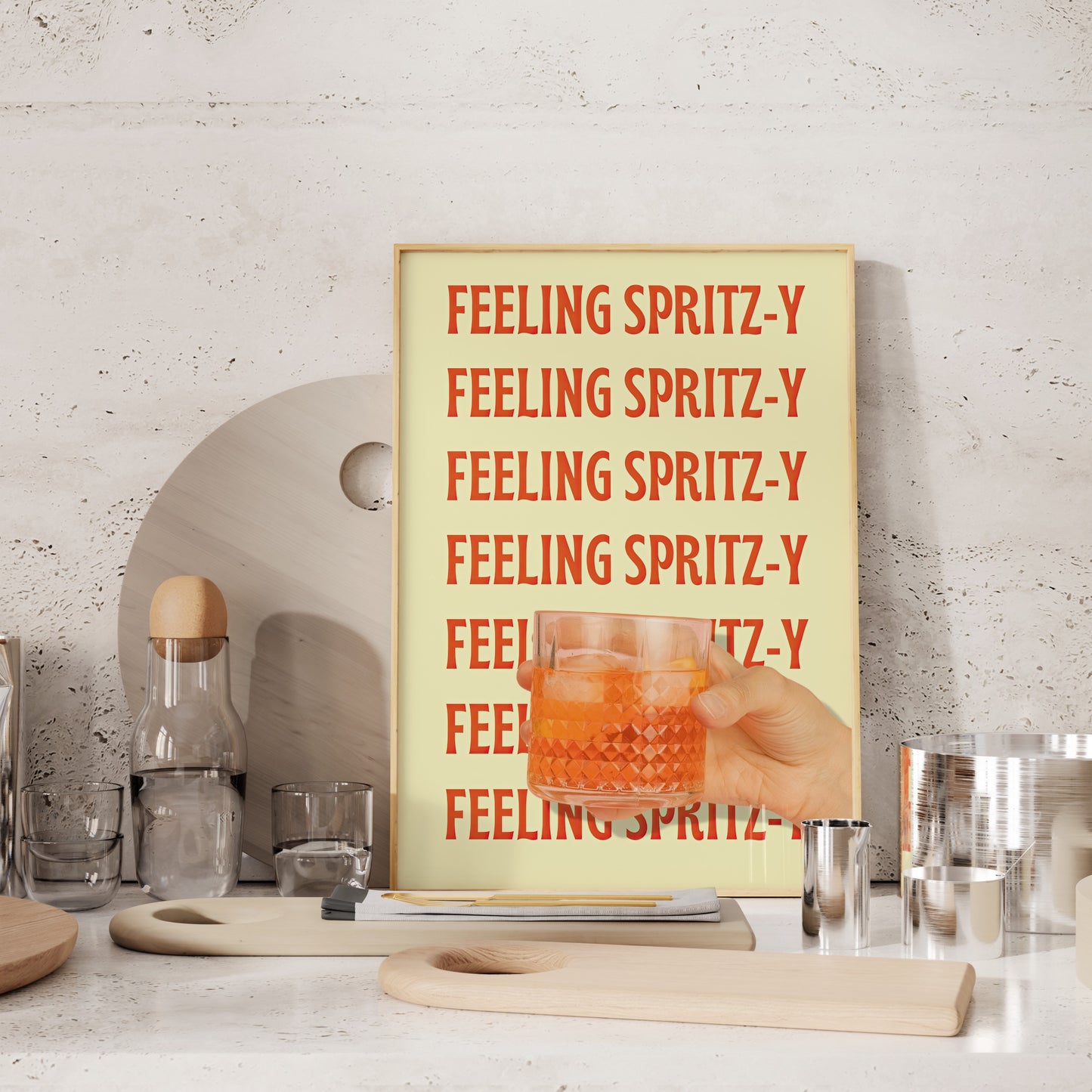 Feeling Spritzy Cocktail Art Print