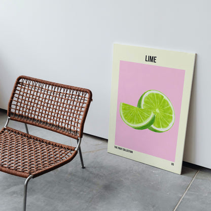 Lime Fruit Market Art Print