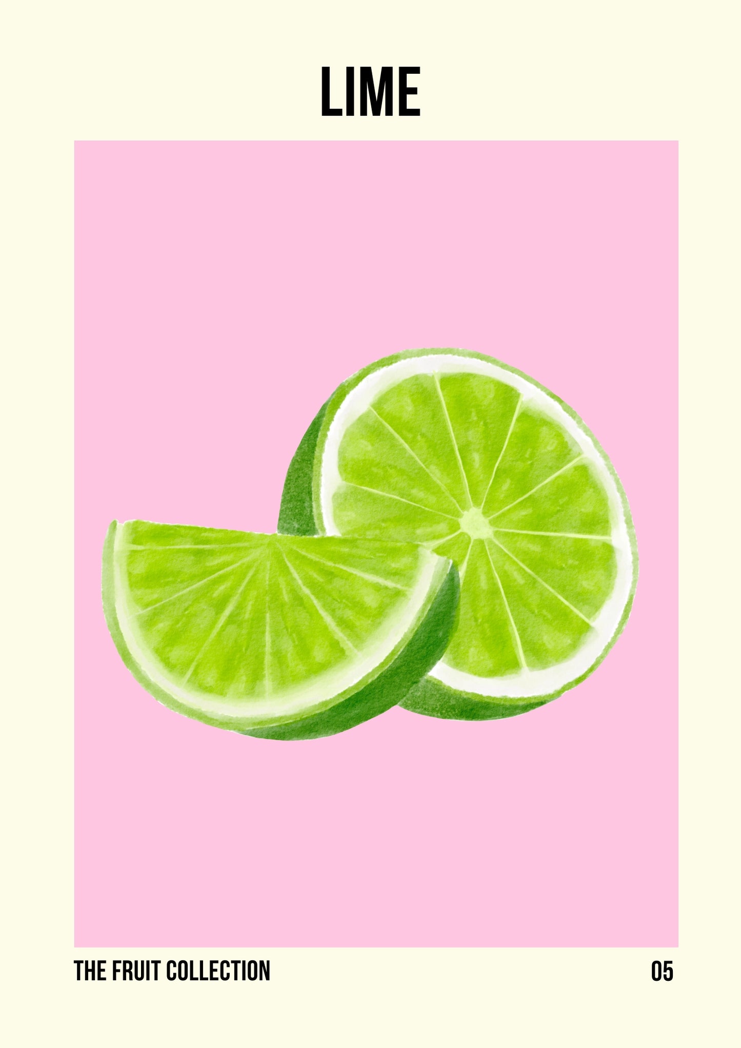 Lime Fruit Market Art Print