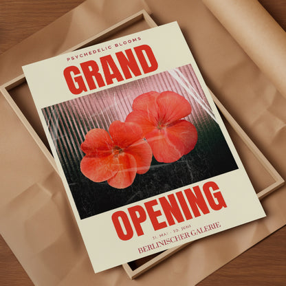 Grand Opening Floral Art Print
