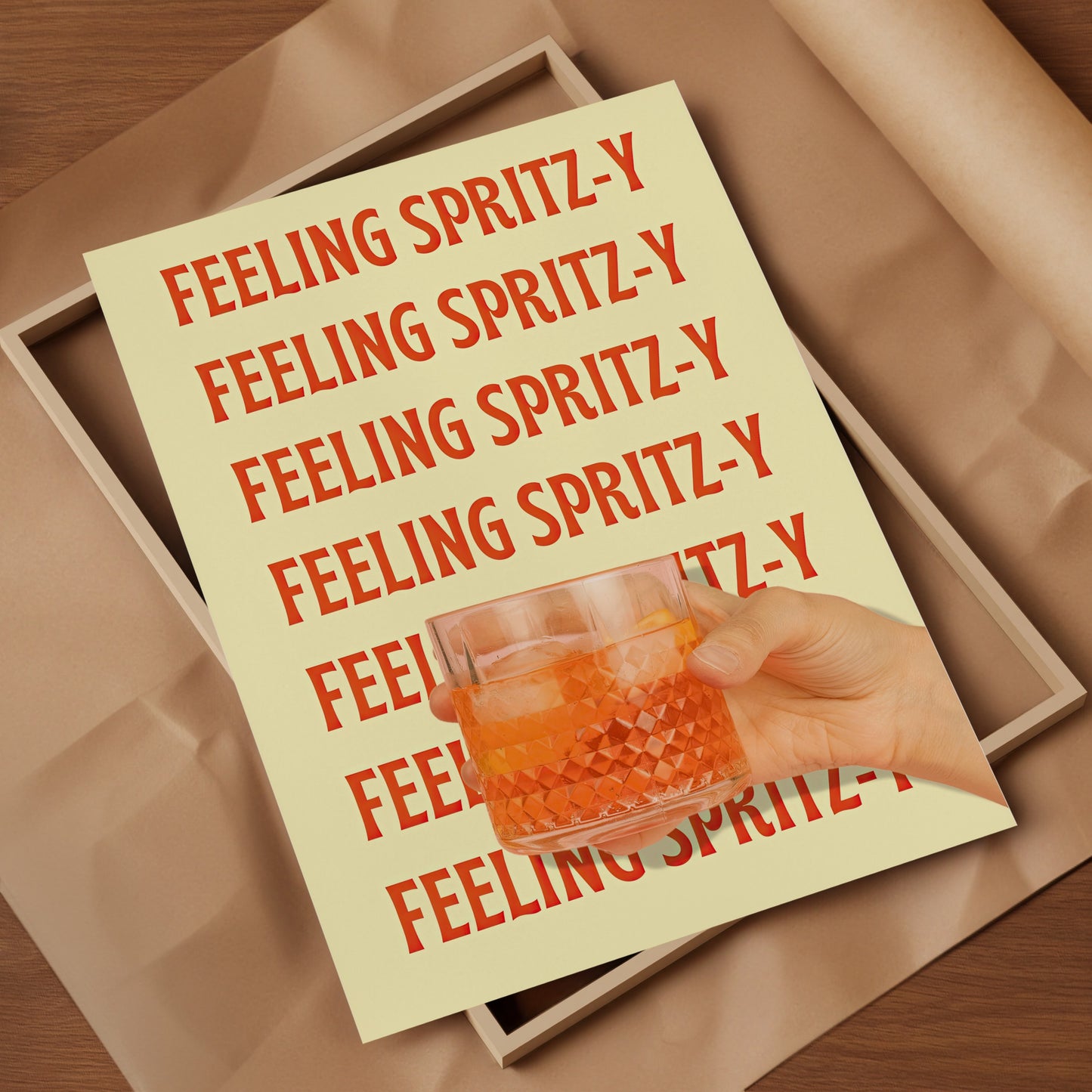 Feeling Spritzy Cocktail Art Print