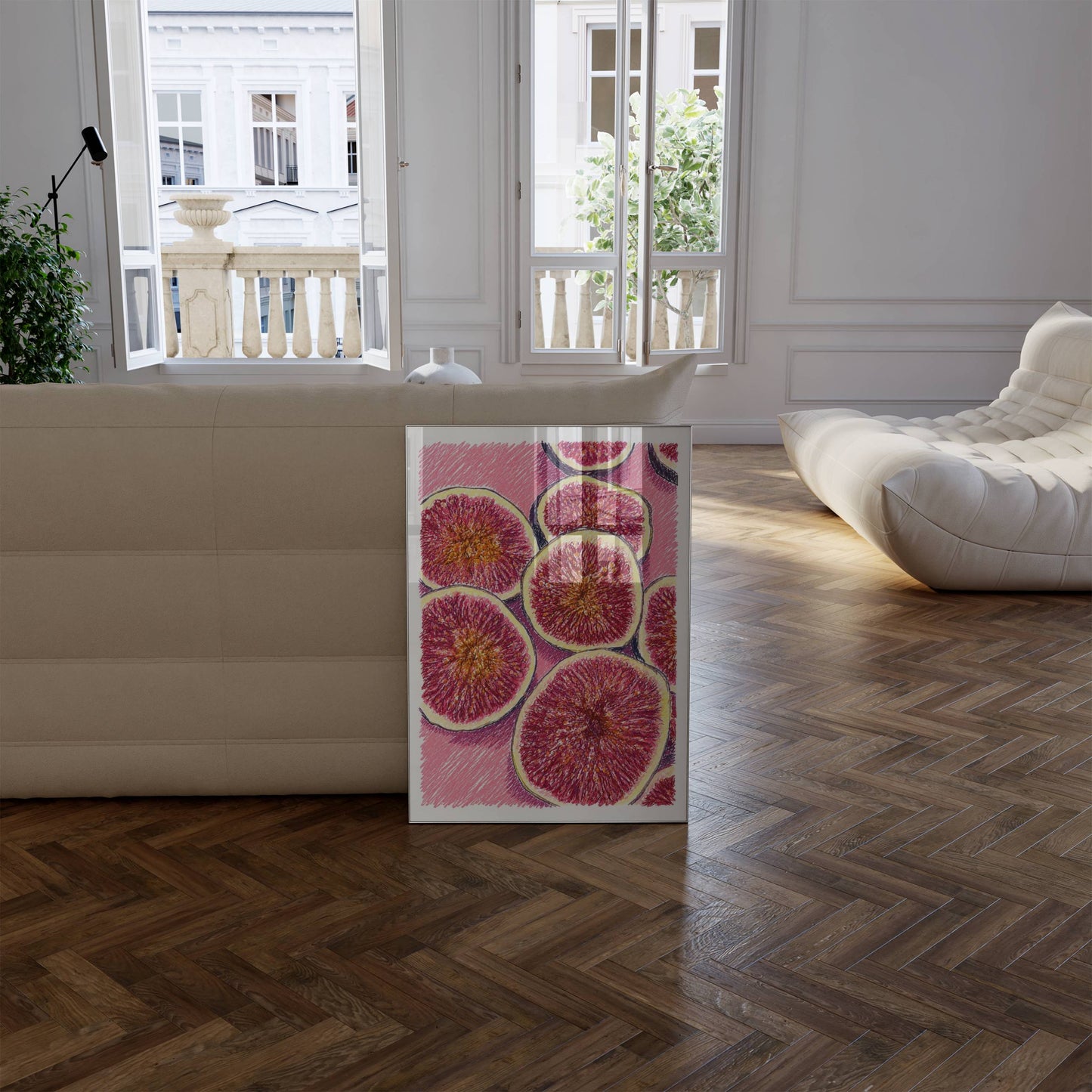 Santorini Figs Art Print