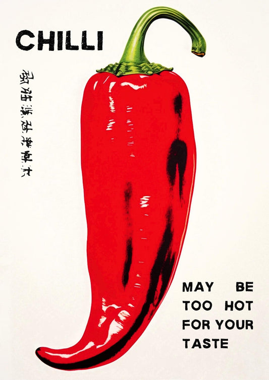 Red Hot Chilli Art Print