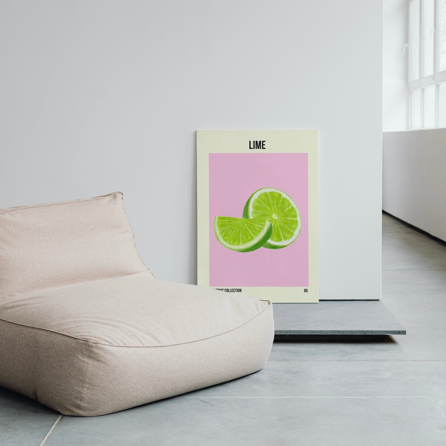 Lime Fruit Market Art Print