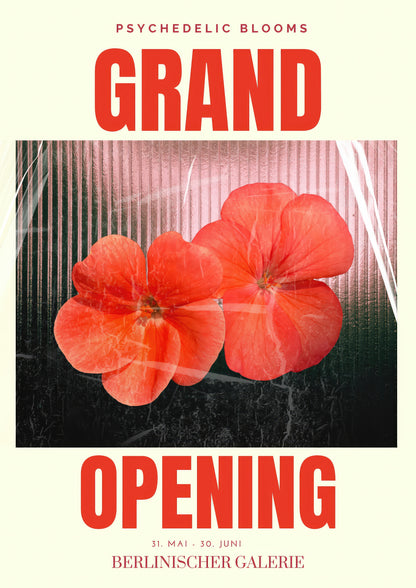 Grand Opening Floral Art Print