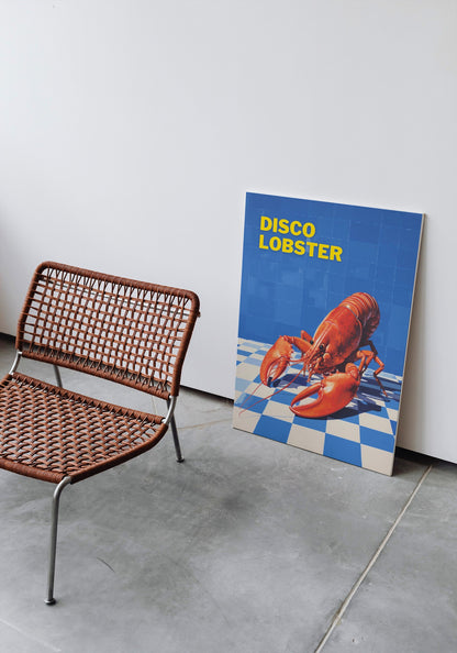 Disco Lobster Art Print