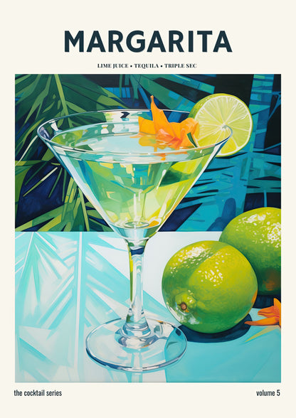 Margarita vol5. Cocktail Art Print