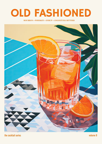 Old Fashioned vol8. Cocktail Art Print