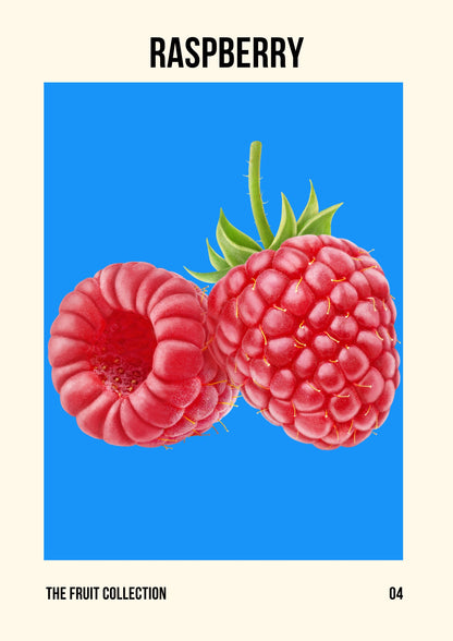 Raspberry Fruit Market Art Print