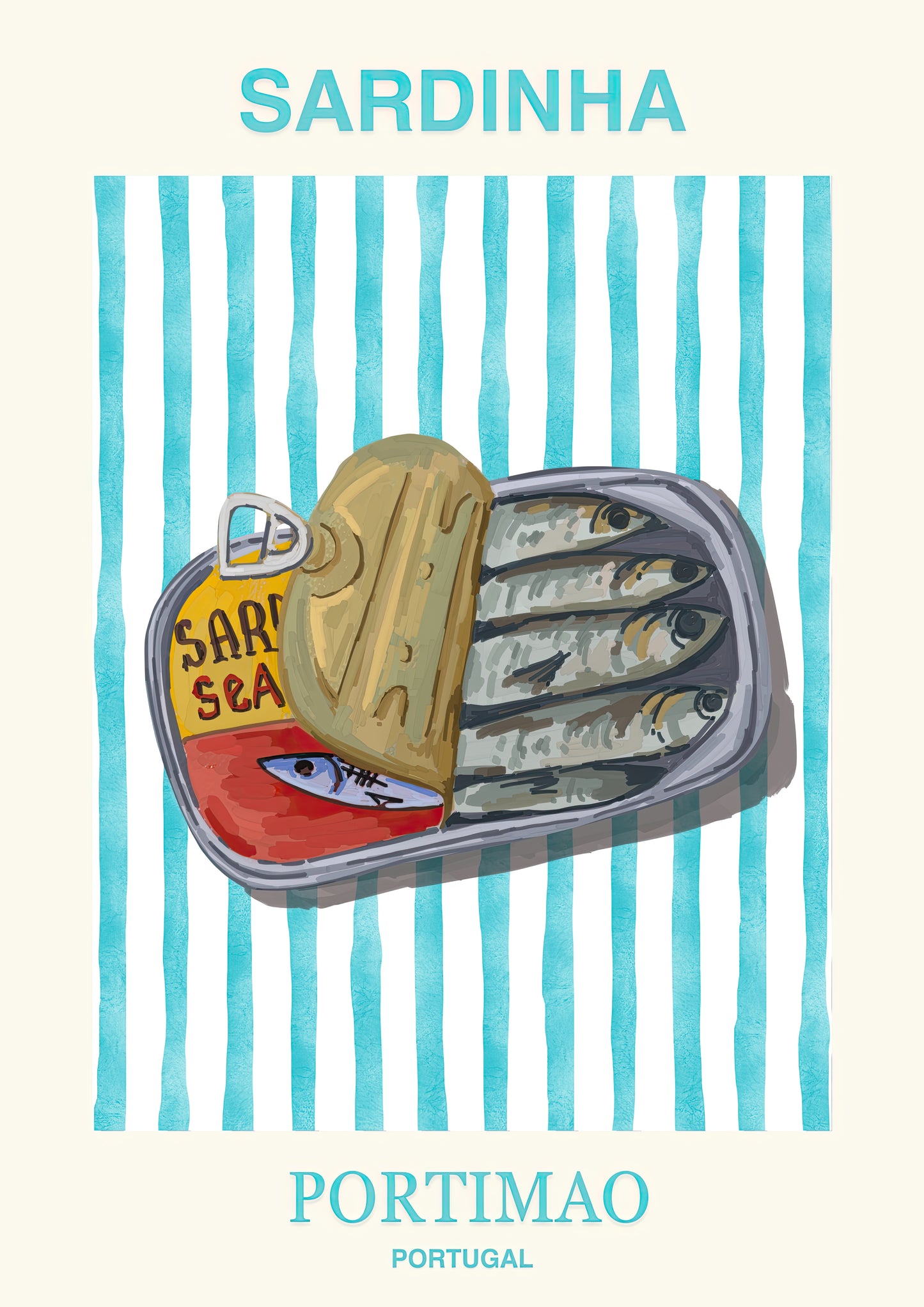 Sardinha Portimao Art Print