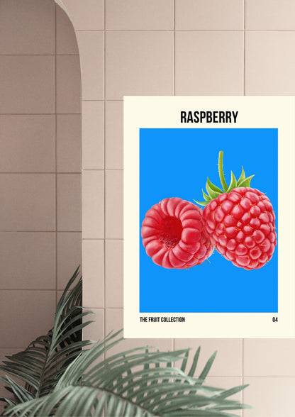 Raspberry Fruit Market Art Print