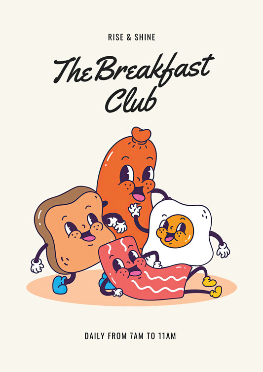 The Breakfast Club Art Print