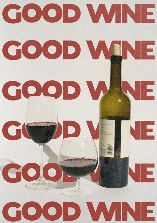 Good Wine Art Print