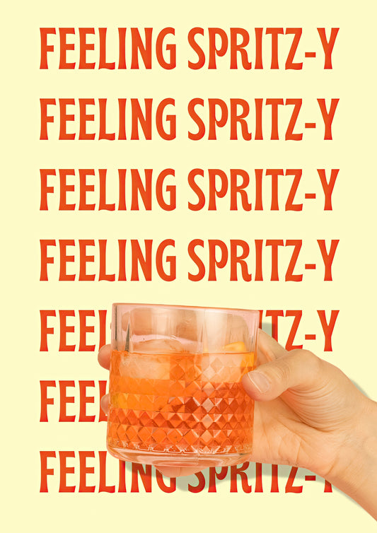 Feeling Spritzy Cocktail Art Print